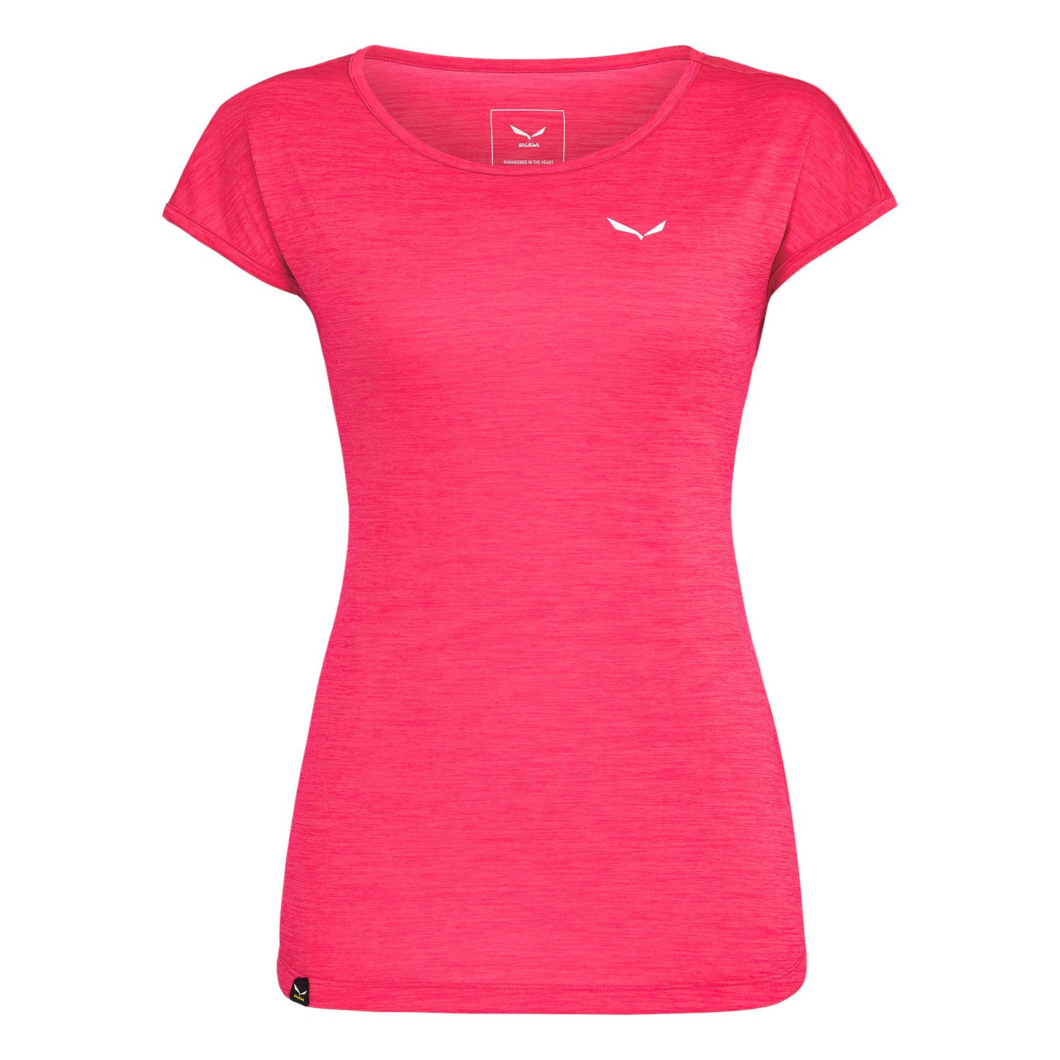 Salewa Women's Puez Melange Dry T-Shirts Red/Rose Red TWB-724385